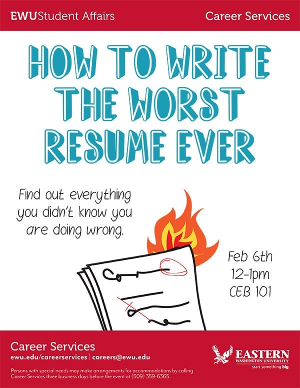 How to write the worst resume ever