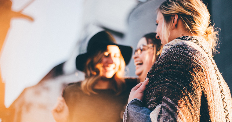 Hispanic Latinx Women Socializing