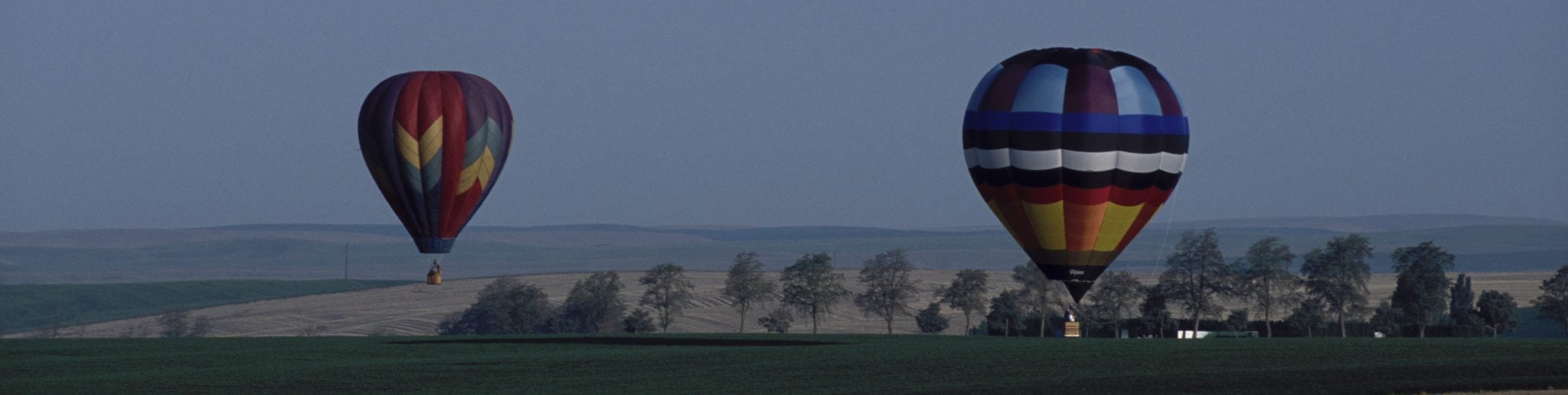 Hot air balloons over Walla Walla