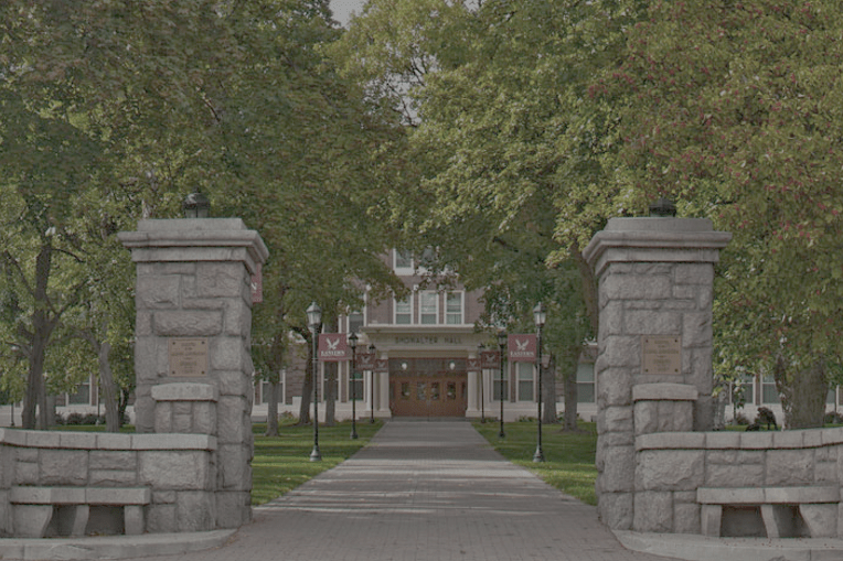 Showalter Hall Pillars