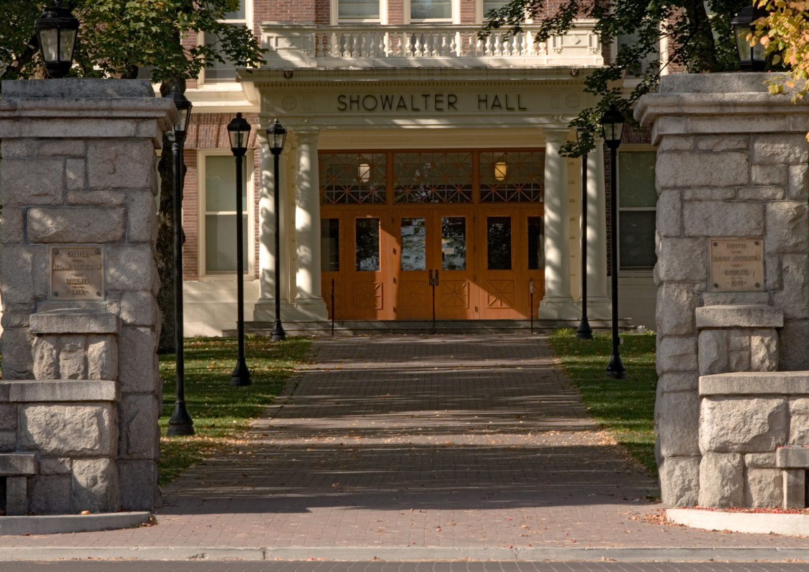 Showalter Hall Front Doors