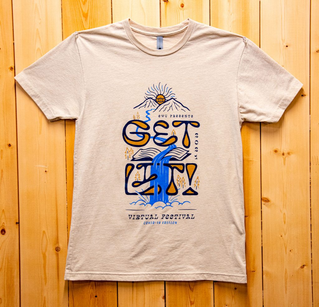get lit! 2021 festival t-shirt with logo