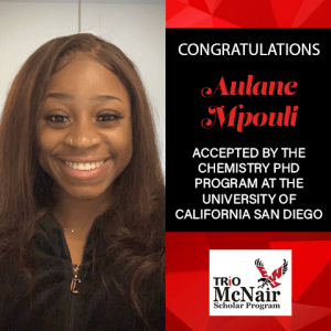 Aulane Mpouli Graduate School Acceptances 2021 UCSD