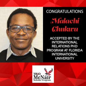 Malachi Chukwu Graduate School Acceptances 2021 FIU