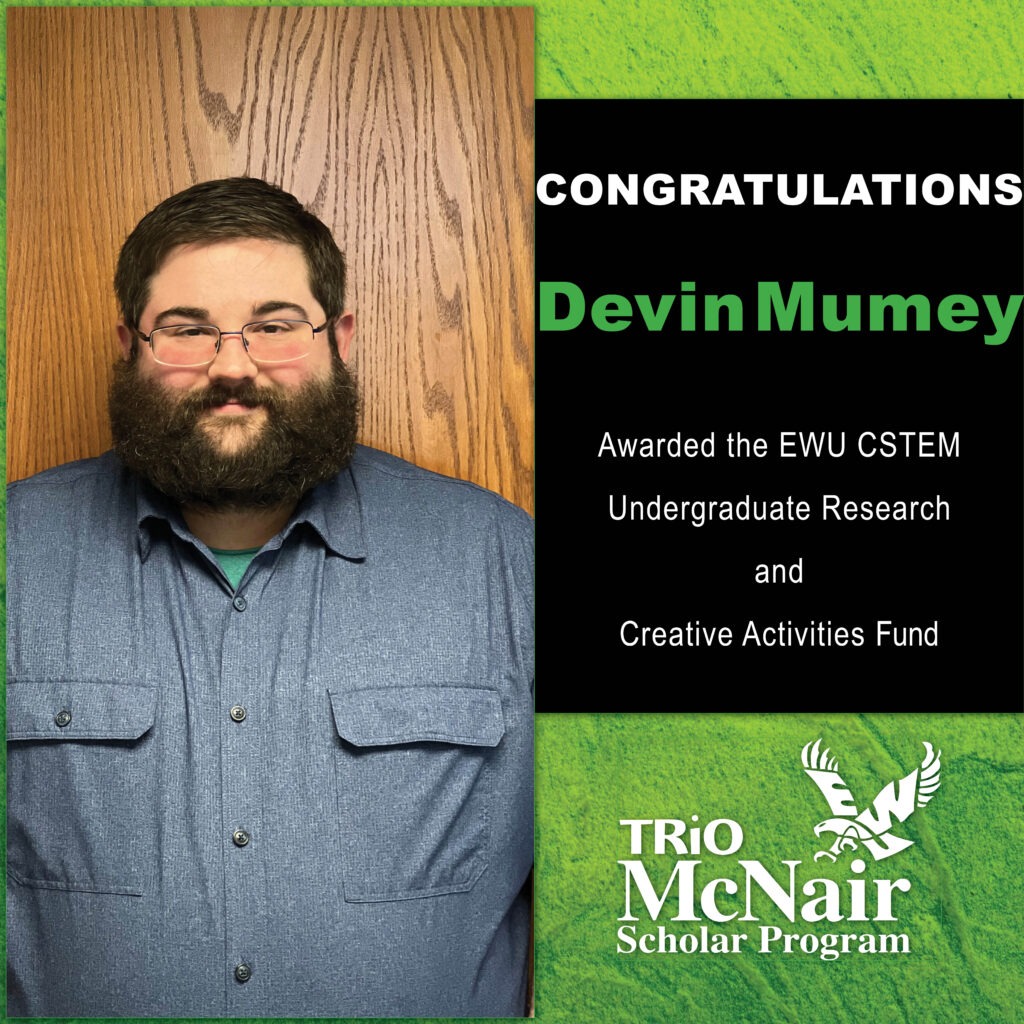 Devin Mumey CSTEM Funds AWARD 2023