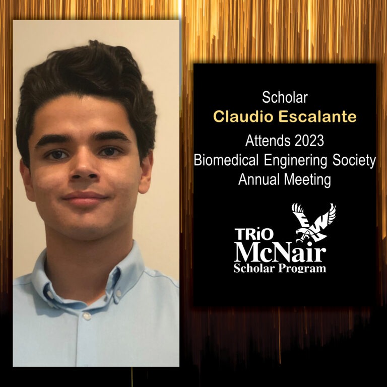 Scholar Claudio Escalante Attends 2023 BMES Annual Meeting