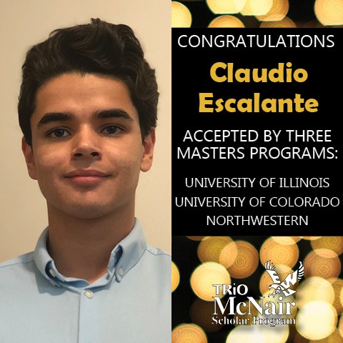Congratulations to Claudio Escalante
