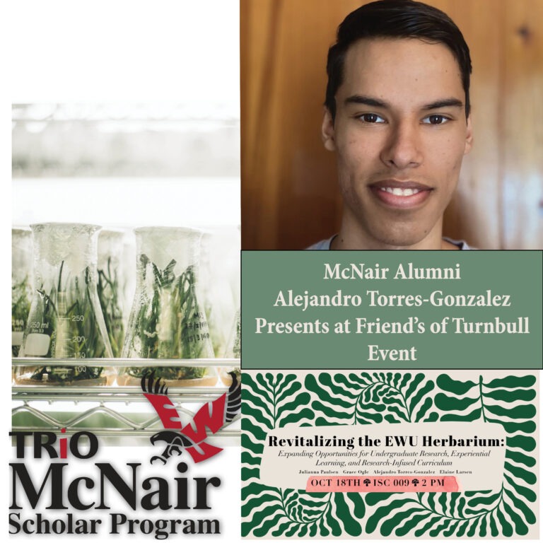 McNair Alumni Alejandro Torres-Gonzalez Presents at Friend’s of Turnbull Event