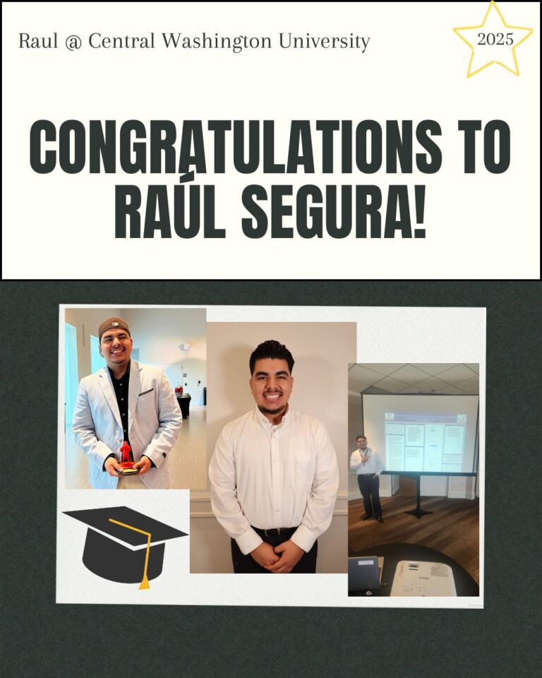 Raúl Segura at CWU!