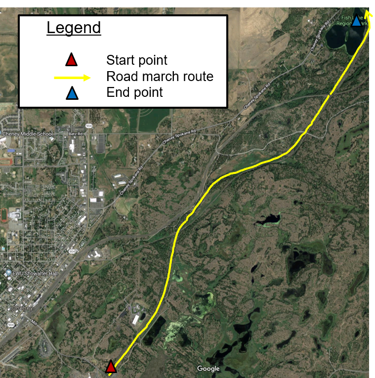 Boating Event Route